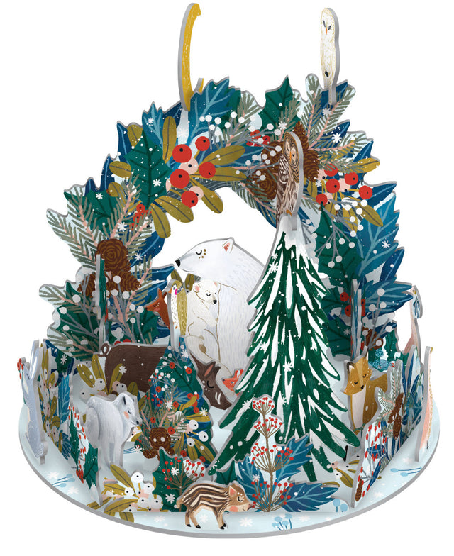 Roger la Borde Polar Bear Bower Pop & Slot Advent Large featuring artwork by Antoana Oreski
