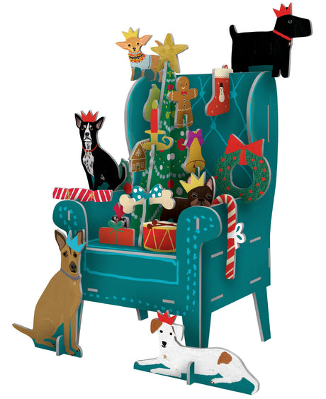 Roger la Borde Chouchou Chien Pop & Slot Advent Large featuring artwork by Anne Bentley