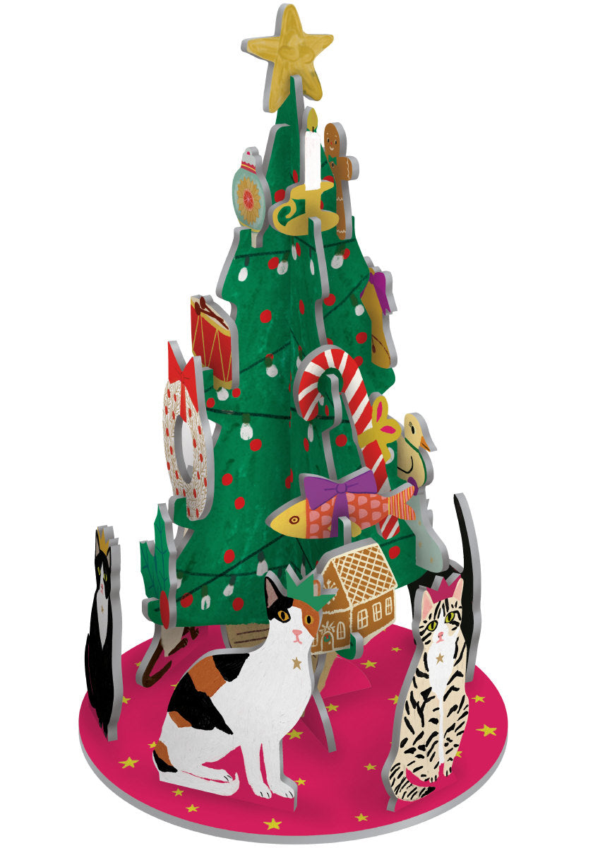 Roger la Borde Cozy Cats Petite Pop & Slot Advent featuring artwork by Anne Bentley