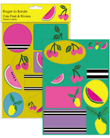 Roger la Borde Riviera Sticker Label Sheets featuring artwork by Roger la Borde