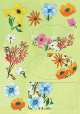 Roger la Borde Flower Field Writing paper set featuring artwork by Carolyn Gavin