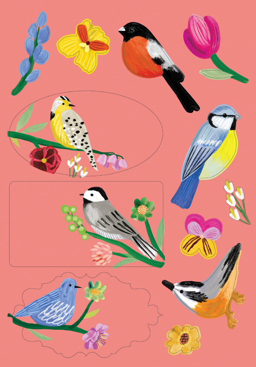 Roger la Borde Birdhaven Writing paper set featuring artwork by Katie Vernon