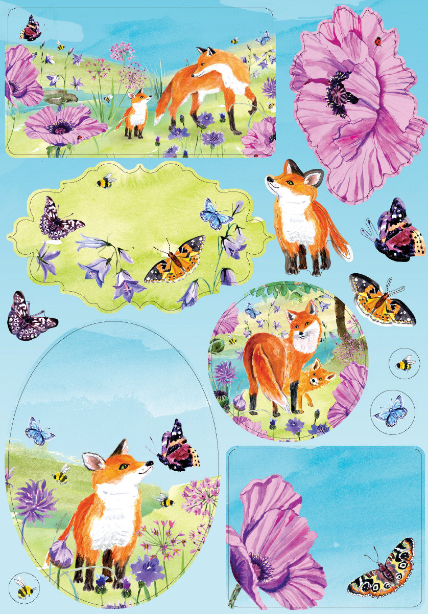 Roger la Borde Sunny and Wild Writing paper set featuring artwork by Fay Ford