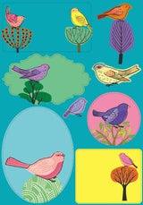 Roger la Borde Modern Birds Writing paper set featuring artwork by Repeat Repeat