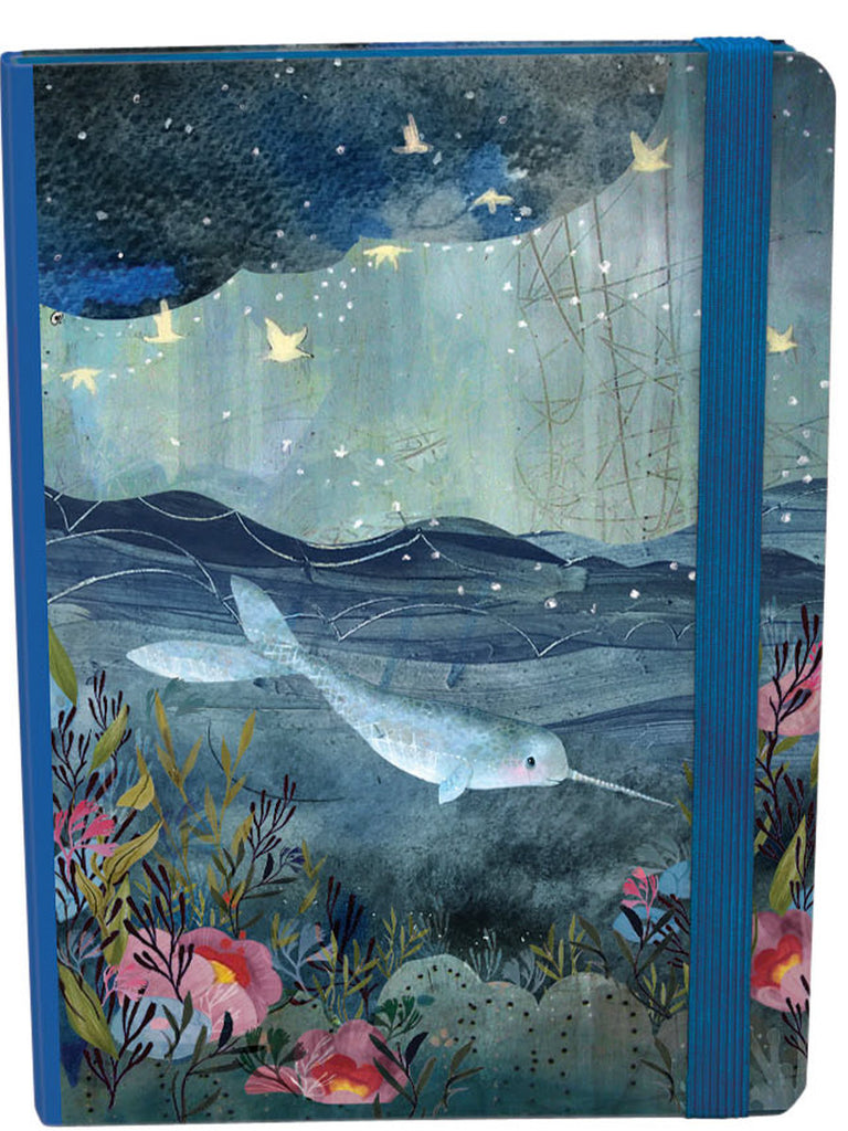 Roger la Borde Sea Dreams A5 Journal with elastic featuring artwork by Kendra Binney