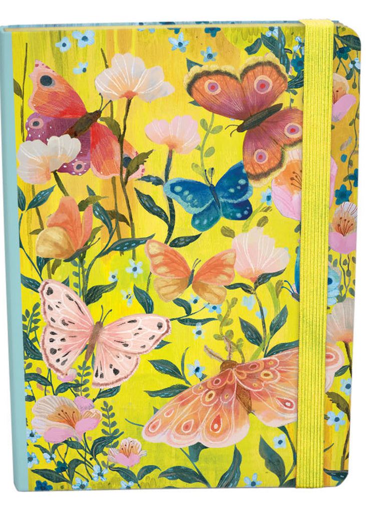 Roger la Borde Butterfly Ball A5 Hardback Journal with elastic featuring artwork by Kendra Binney