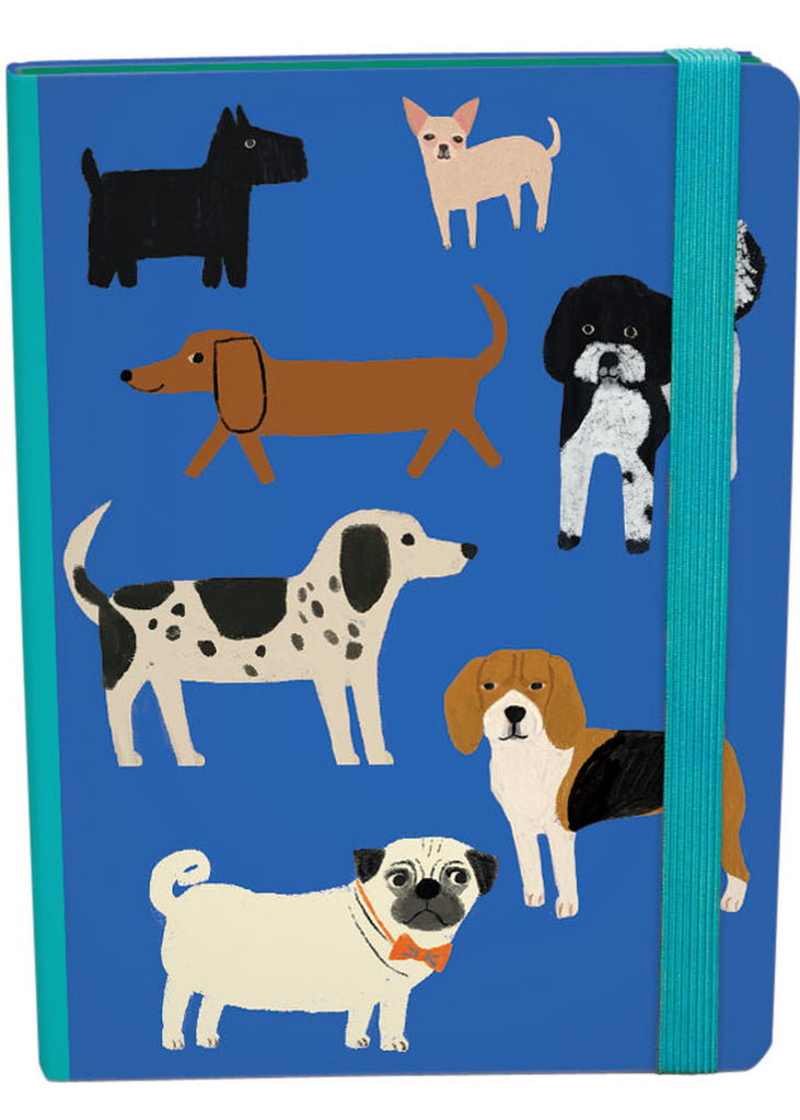Roger la Borde Shaggy Dogs A5 Hardback Journal with elastic featuring artwork by Anne Bentley