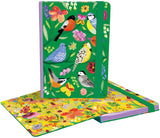 Roger la Borde Birdhaven A5 Hardback Journal with elastic featuring artwork by Katie Vernon