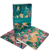 Roger la Borde Moonlit Meadow A6 Exercise Books Bundle featuring artwork by Kendra Binney