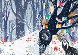 Roger la Borde Hollow Tree Hideaway Advent calendar card featuring artwork by Antoana Oreski