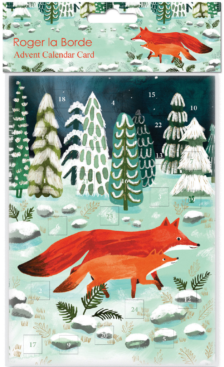 Roger la Borde Lodestar Advent Calendar Greeting Card featuring artwork by Katie Vernon