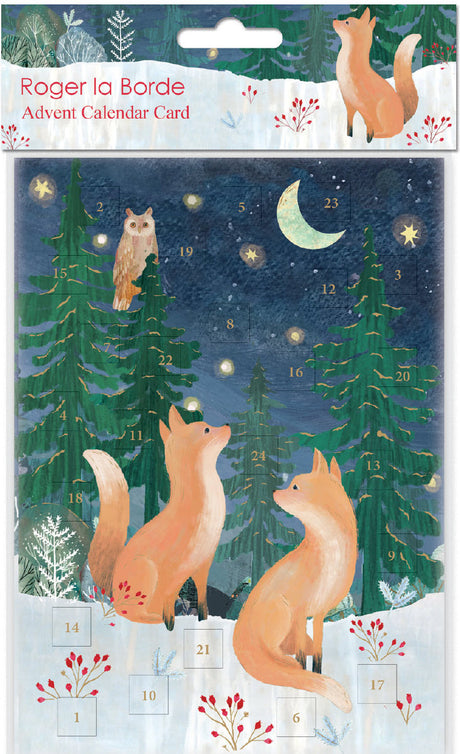 Roger la Borde Daydreamers Advent calendar card featuring artwork by Kendra Binney