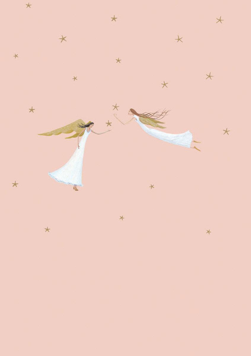Roger la Borde Celestial Tree Advent calendar card featuring artwork by Roger la Borde