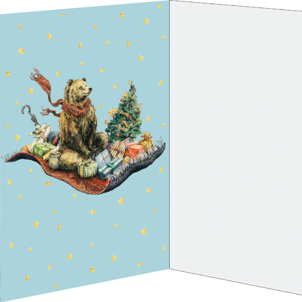 Roger la Borde Storytime Advent calendar card featuring artwork by Elise Hurst
