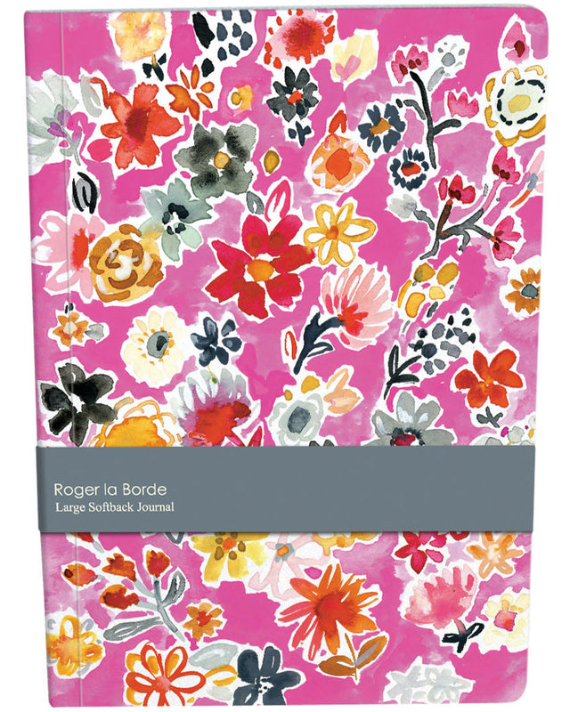 Roger la Borde Wild Batik Large Softback Journal featuring artwork by Jennifer Orkin Lewis