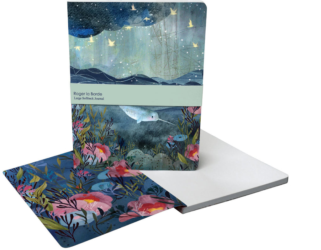 Roger la Borde Sea Dreams Large Softback Journal featuring artwork by Kendra Binney