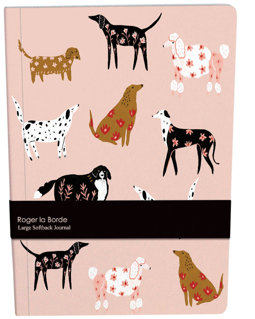 Roger la Borde Cinnamon and Ginger Large Softback Journal featuring artwork by Holly Jolley