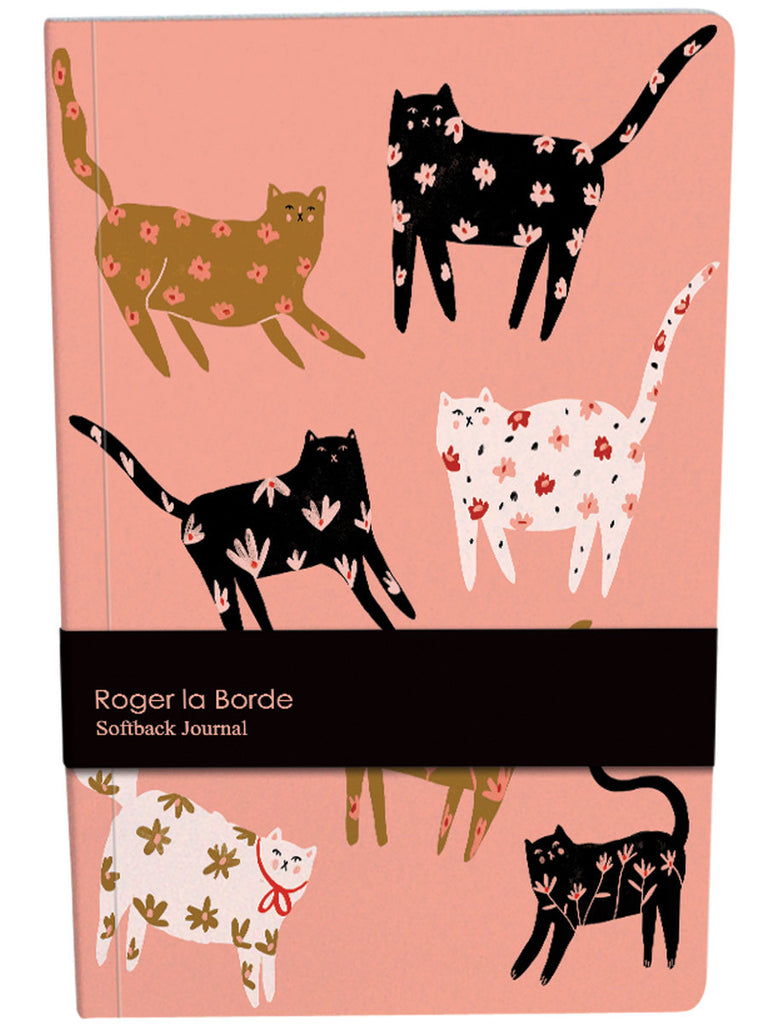 Roger la Borde Cinnamon and Ginger A5 Softback Journal featuring artwork by Holly Jolley