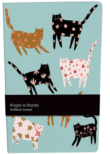 Roger la Borde Cinnamon and Ginger A5 Softback Journal featuring artwork by Holly Jolley