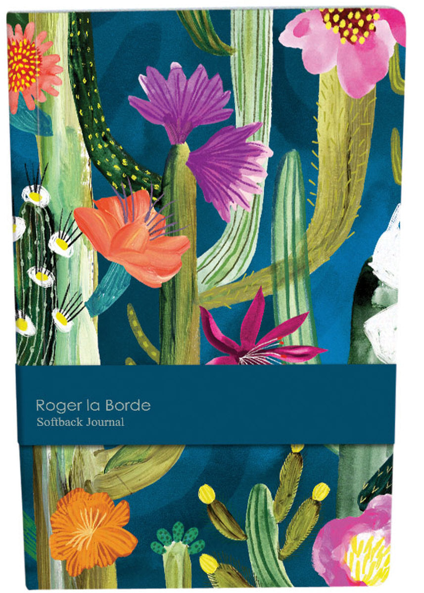 Roger la Borde Cactusland A5 Softback Journal featuring artwork by Katie Vernon