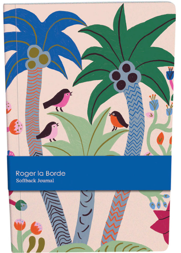 Roger la Borde Starflower A5 Softback Journal featuring artwork by Monika Forsberg