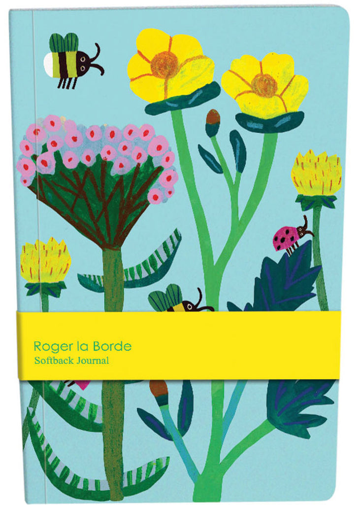 Roger la Borde Honey A5 Softback Journal featuring artwork by Monika Forsberg