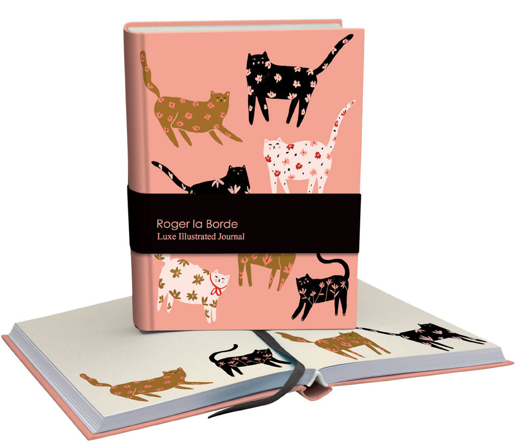 Roger la Borde Cinnamon and Ginger Illustrated journal featuring artwork by Holly Jolley
