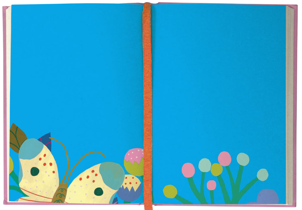 Roger la Borde Butterfly Garden Illustrated Journal featuring artwork by Monika Forsberg
