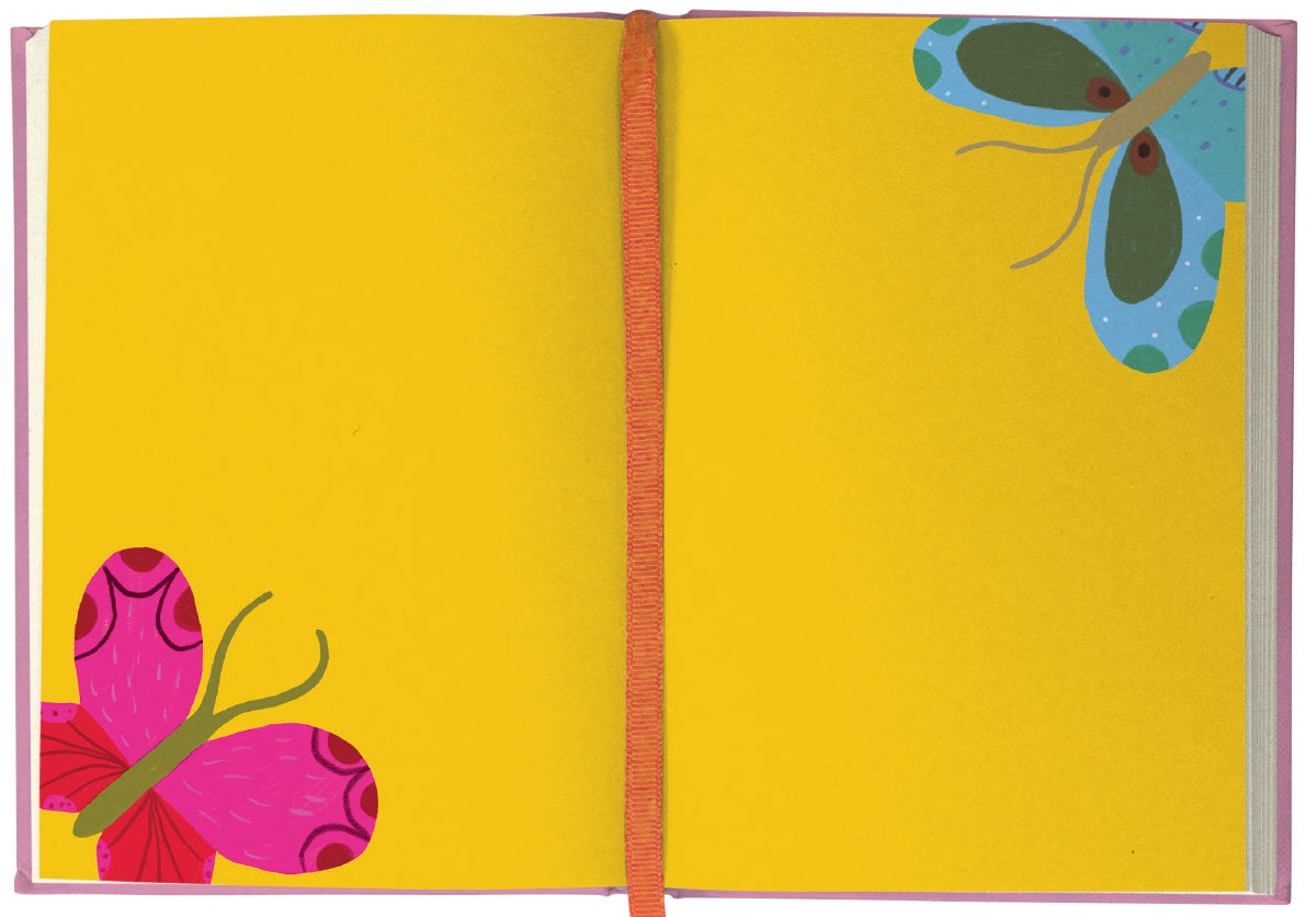 Roger la Borde Butterfly Garden Illustrated Journal featuring artwork by Monika Forsberg