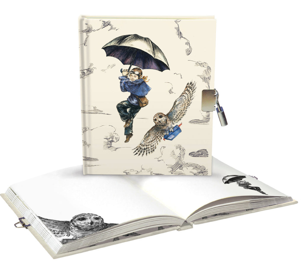 Roger la Borde Mondoodle Lockable notebook featuring artwork by Elise Hurst