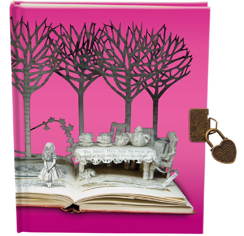 Roger la Borde Scissors Paper Tree Lockable notebook featuring artwork by Su Blackwell