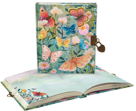 Roger la Borde Butterfly Ball Lockable notebook featuring artwork by Kendra Binney