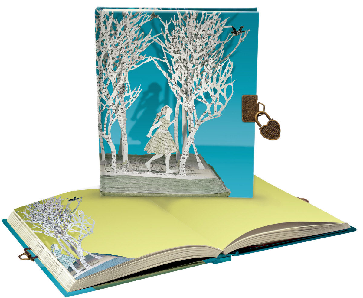 Roger la Borde Scissors Paper Tree Lockable notebook featuring artwork by Su Blackwell