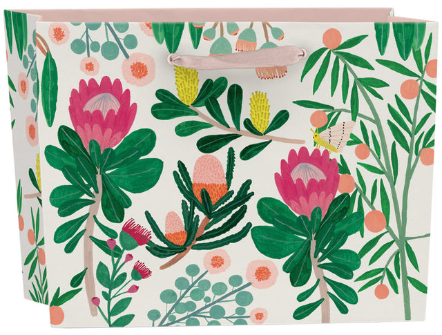 Roger la Borde King Protea Gift bag: large landscape featuring artwork by Kate Pugsley