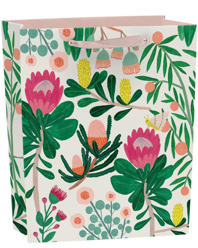 Roger la Borde King Protea Gift bag : medium featuring artwork by Kate Pugsley