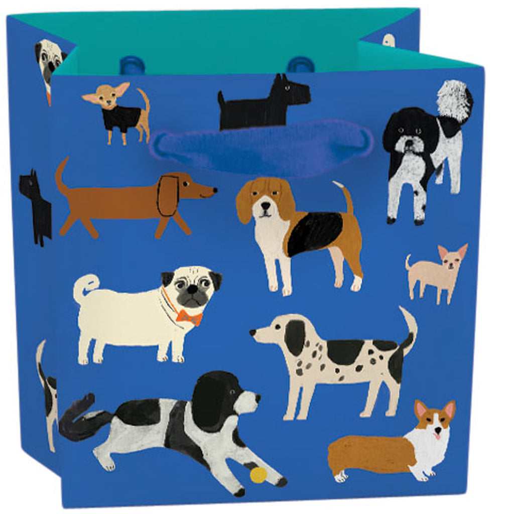 Roger la Borde Shaggy Dogs Mini Gift Bag featuring artwork by Anne Bentley