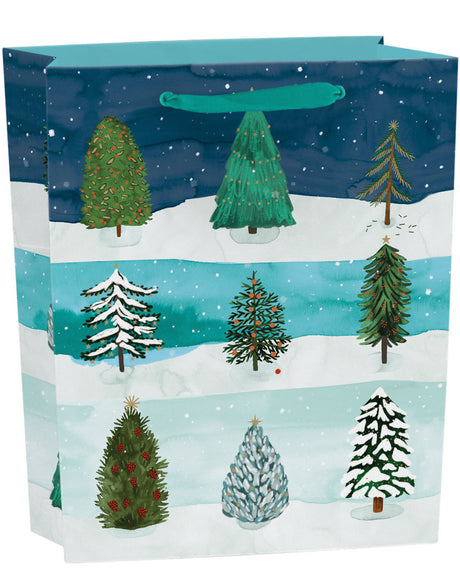 Roger la Borde Christmas Conifer Gift bag : medium featuring artwork by Katie Vernon