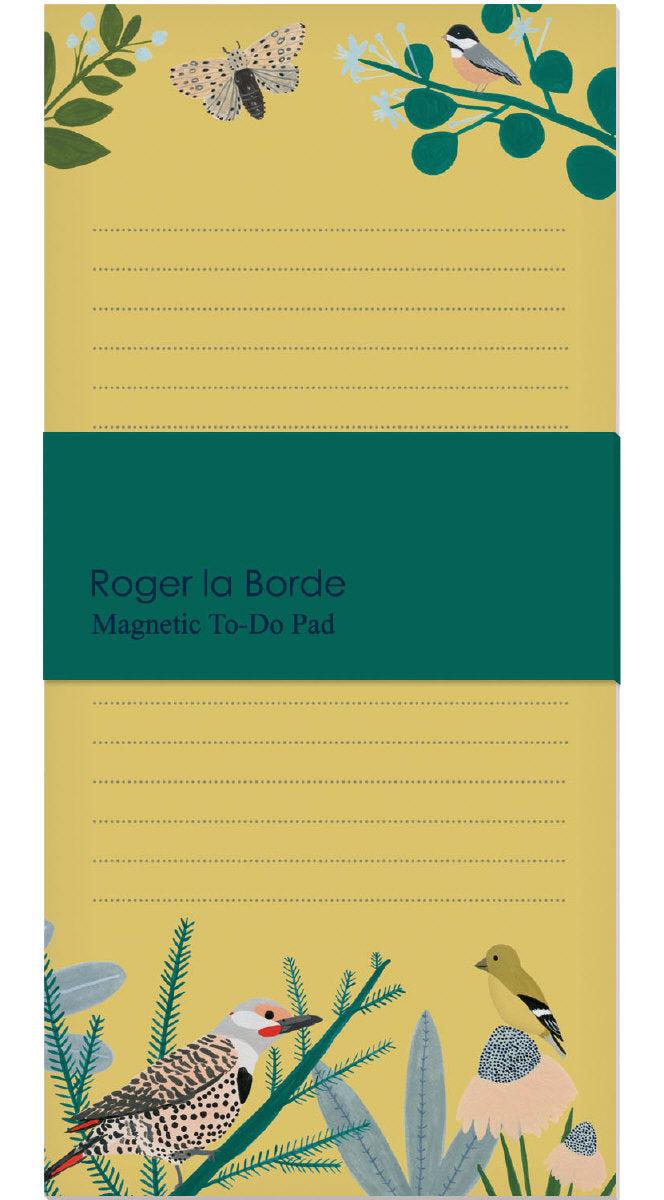 Roger la Borde Chicago School Magnet Notepad featuring artwork by Kate Pugsley