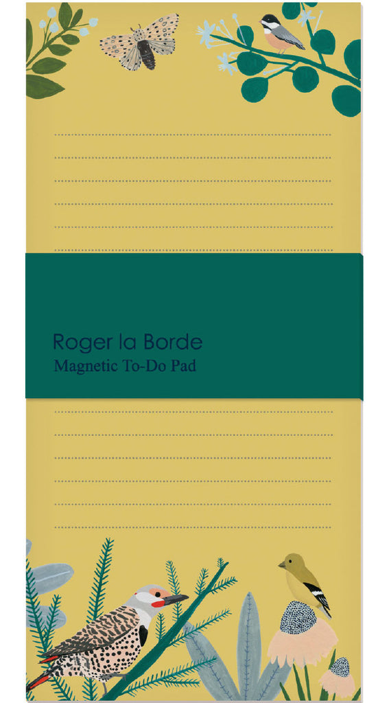 Roger la Borde Chicago School Magnet Notepad featuring artwork by Kate Pugsley