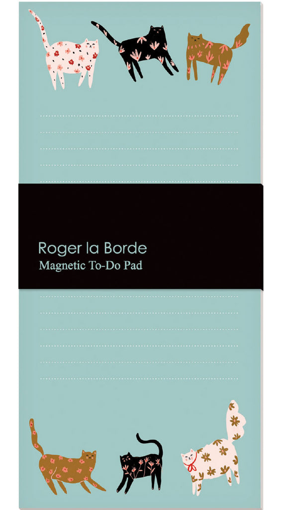 Roger la Borde Cinnamon and Ginger Magnet Notepad featuring artwork by Holly Jolley