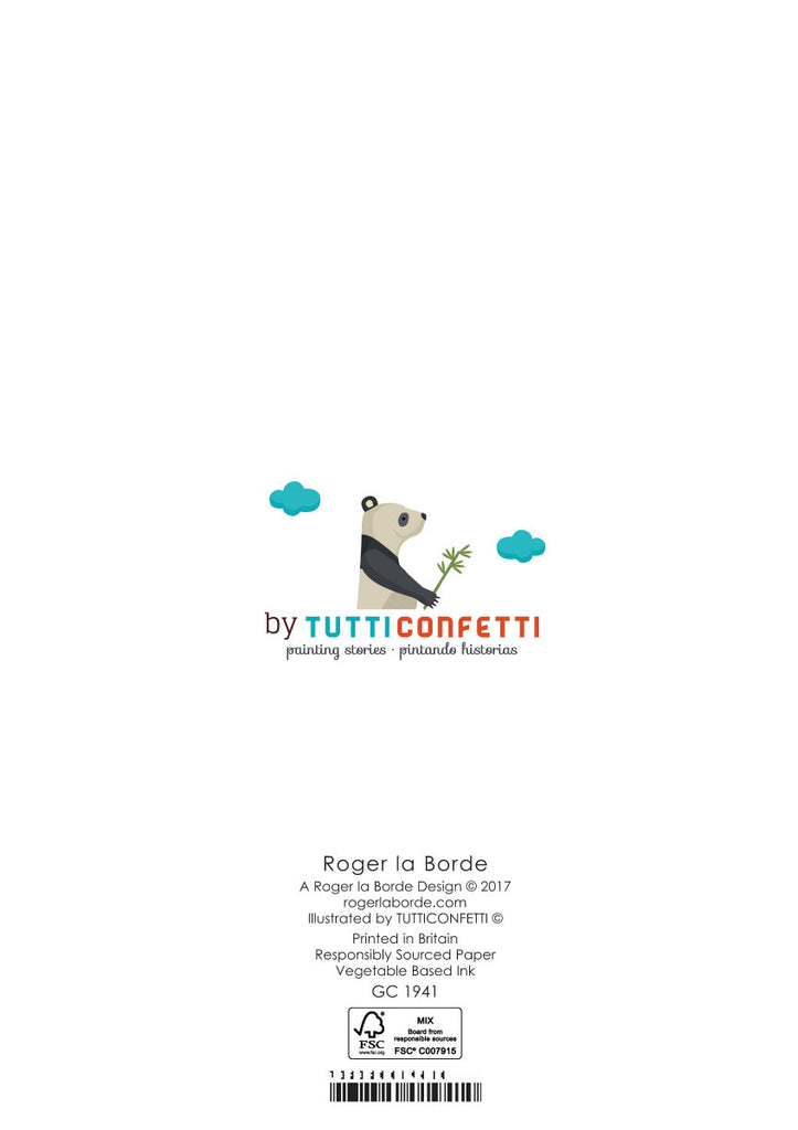 Roger la Borde Tutti Confetti Standard card featuring artwork by Tutticonfetti