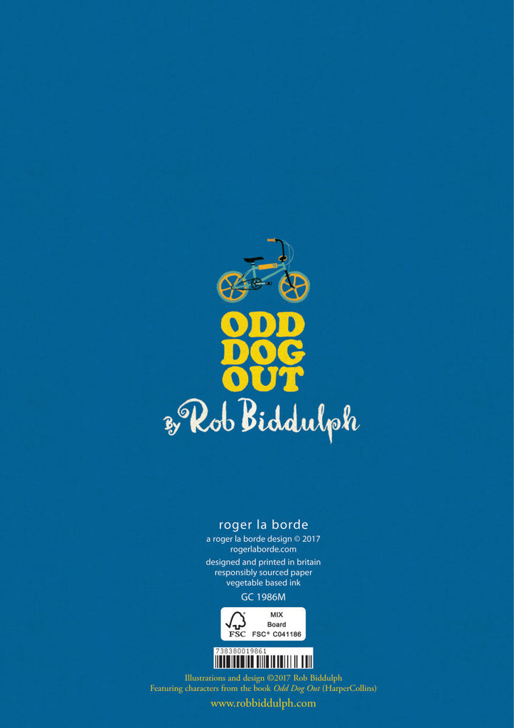 Roger la Borde Odd Dog Out Standard card featuring artwork by Rob Biddulph