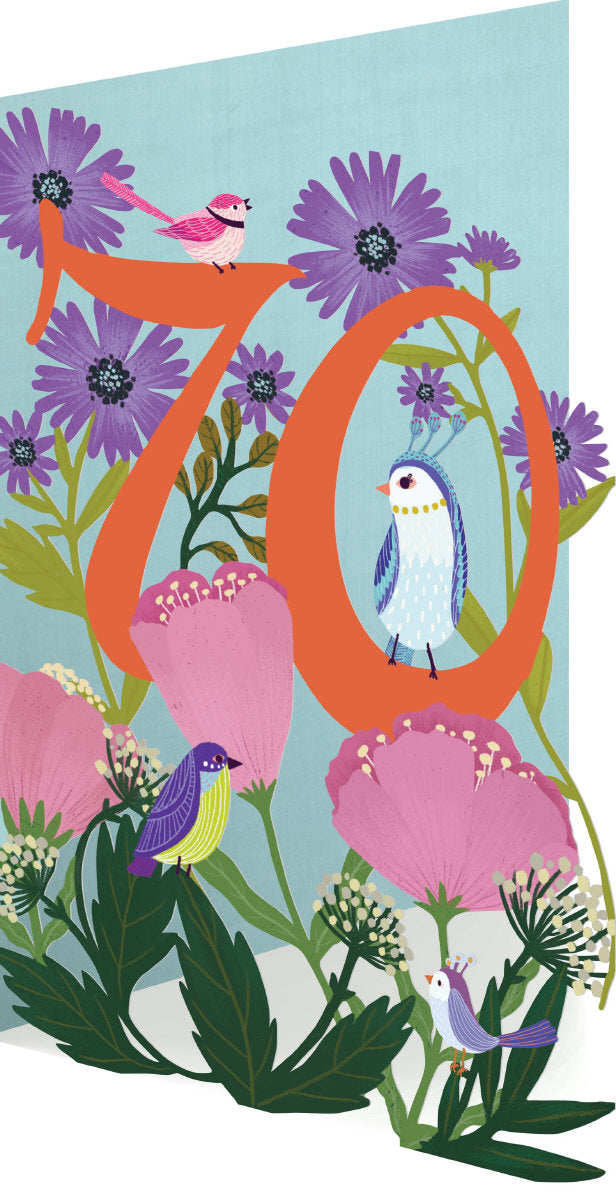Roger la Borde Summer Forrest Lasercut card featuring artwork by Antoana Oreski