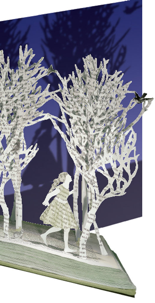 Roger la Borde Scissors Paper Tree Lasercut card featuring artwork by Su Blackwell