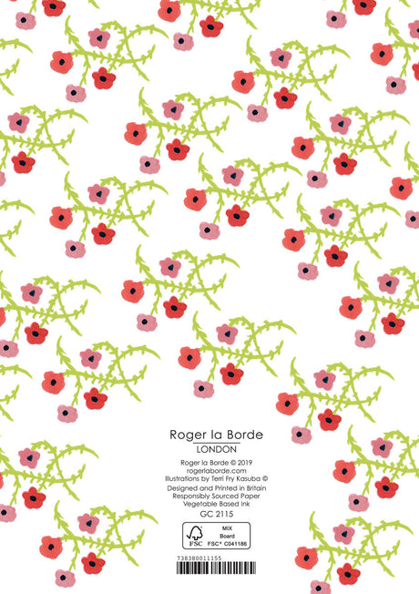 Roger la Borde Pup Talk Standard card featuring artwork by Terri Fry Kasuba