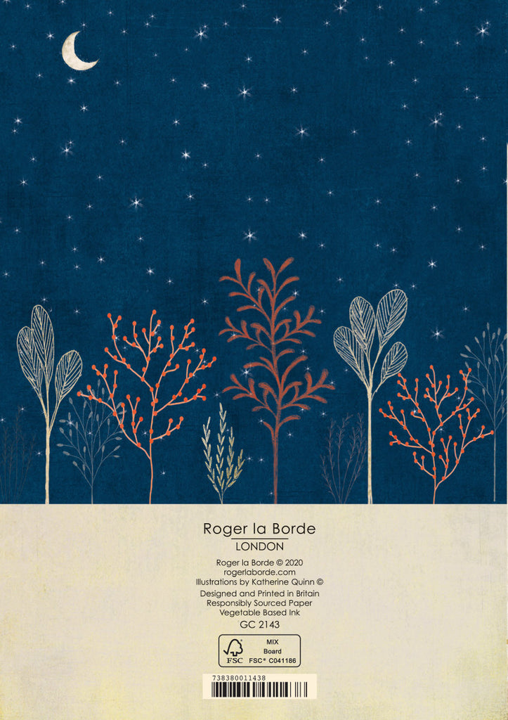 Roger la Borde Night and Day Standard card featuring artwork by Katherine Quinn