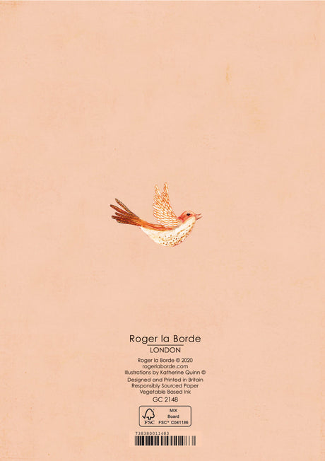 Roger la Borde Night and Day Greeting card featuring artwork by Katherine Quinn