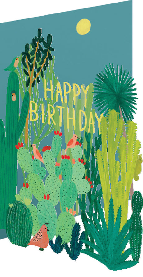 Roger la Borde Joshua Tree Lasercut card featuring artwork by Kate Pugsley