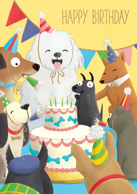 Roger la Borde Menagerie Greeting card featuring artwork by Jennifer M Potter