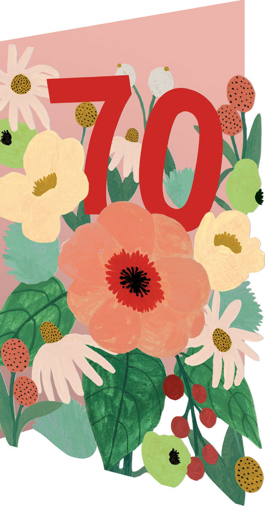 Roger la Borde King Protea Greeting card featuring artwork by Kate Pugsley